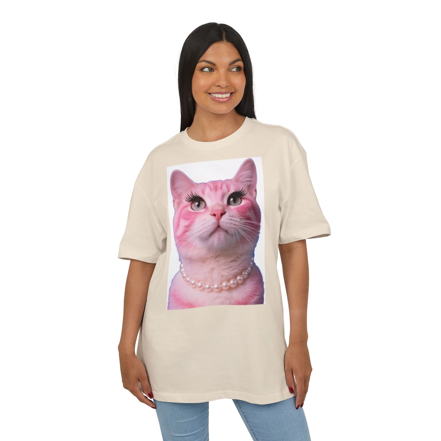 Purrfectly Fabulous Cat Tee, Unisex Oversized T-Shirt, Funny Cat Graphic Shirt, Cute Pet Lover Gift, Casual Wear for Cat Owners
