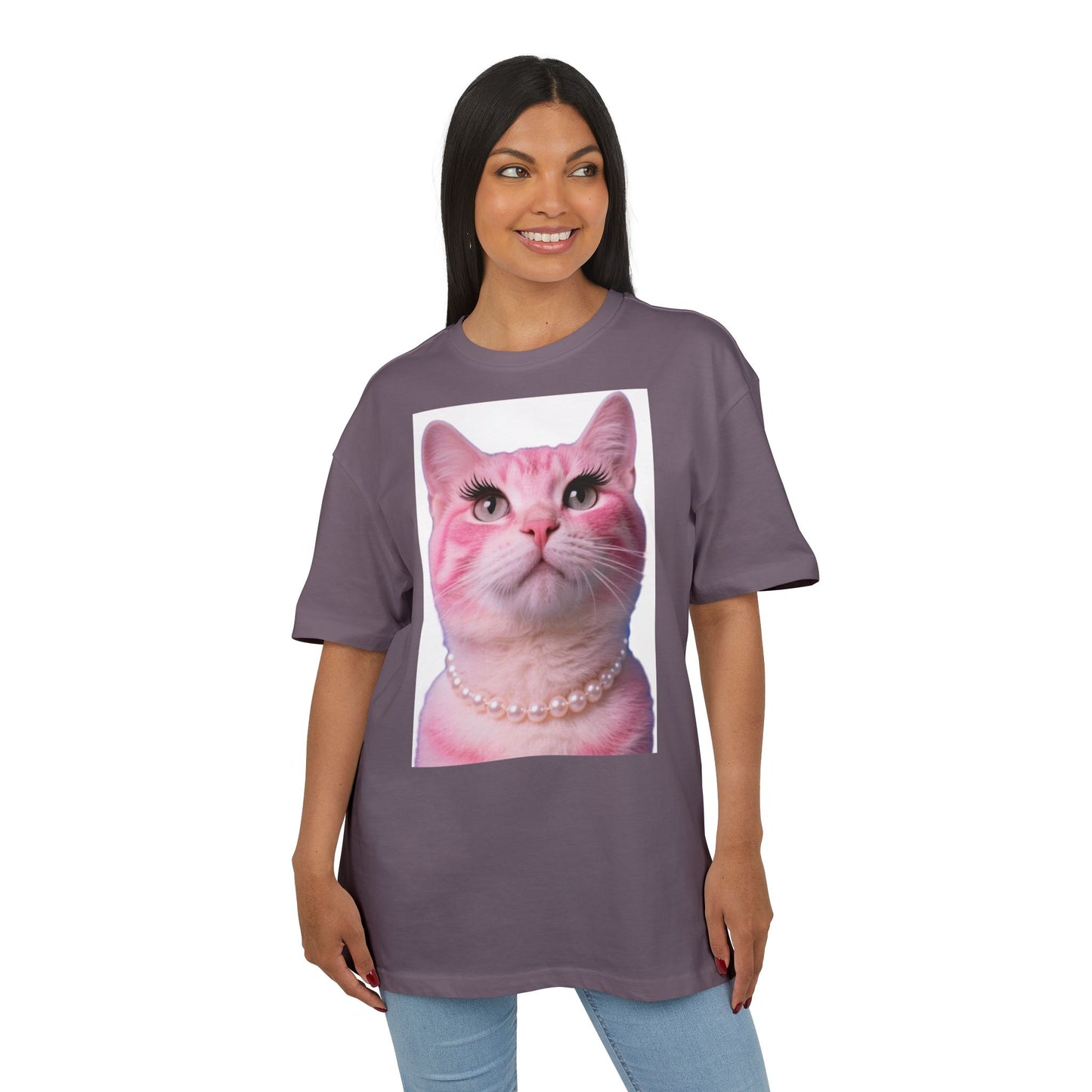 Purrfectly Fabulous Cat Tee, Unisex Oversized T-Shirt, Funny Cat Graphic Shirt, Cute Pet Lover Gift, Casual Wear for Cat Owners